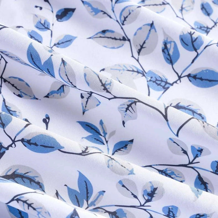 Everyday Meadow Printed King Fitted Sheet 180X200+33 Cm- Multi Pan Home