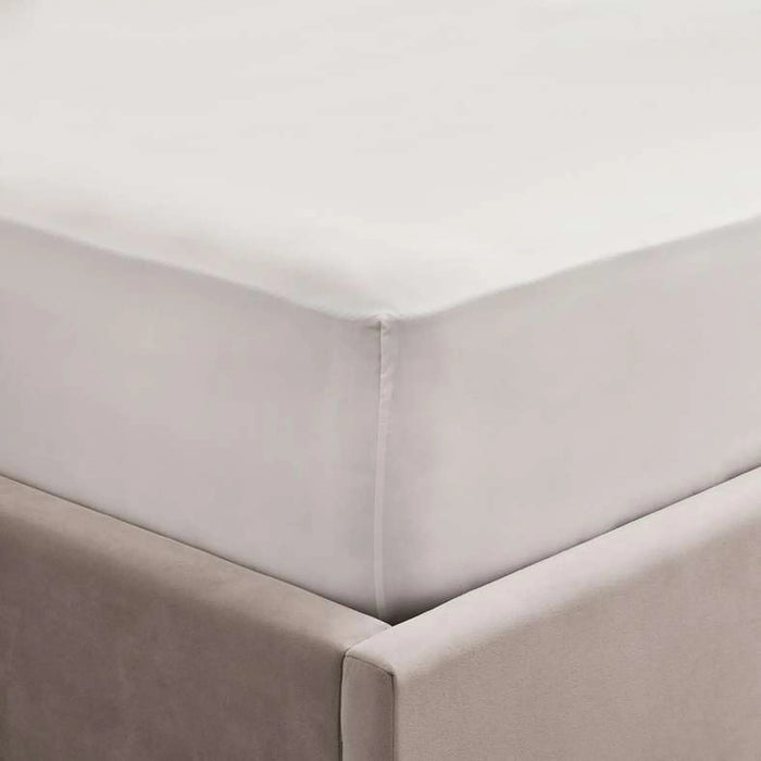 Everyday Queen Fitted Sheet 160X200+33Cm - Ivory Pan Home