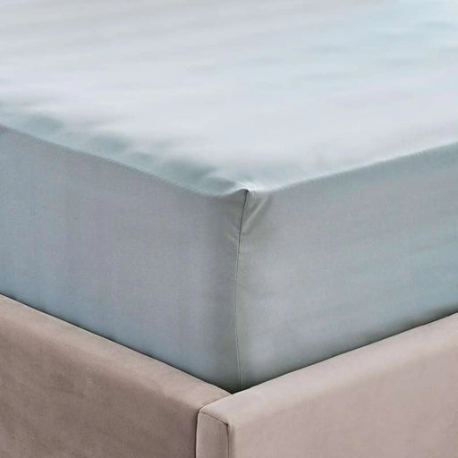 Everyday Single Fitted Sheet 90X190+25Cm - Metallic Blue Pan Home