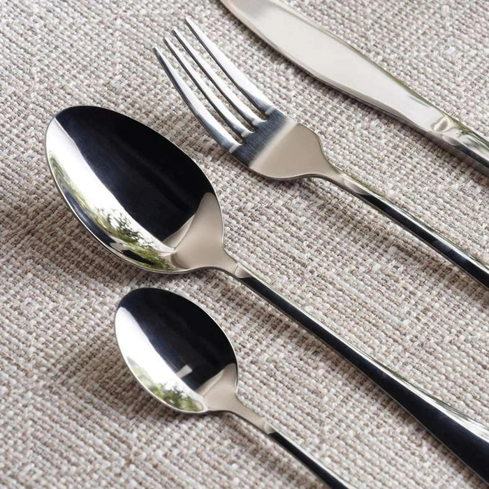 Evren 24-Piece Cutlery Set - Chrome Pan Home