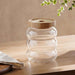 Evren Glass Jar With Bamboo Lid 550Ml -Clear Pan Home