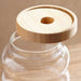 Evren Glass Jar With Bamboo Lid 550Ml -Clear Pan Home