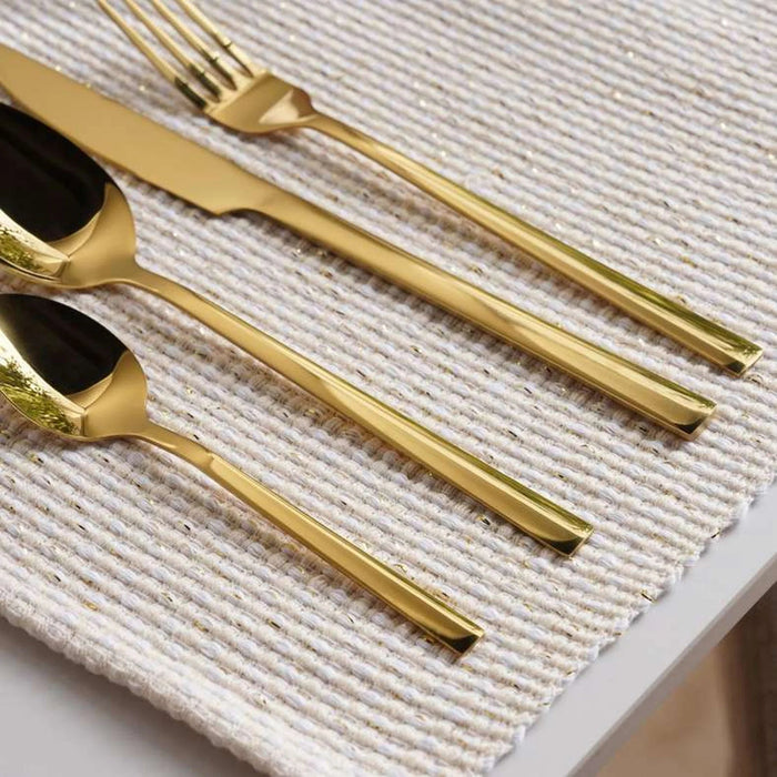 Ezra 16-Piece Cutlery Set - Gold Pan Home