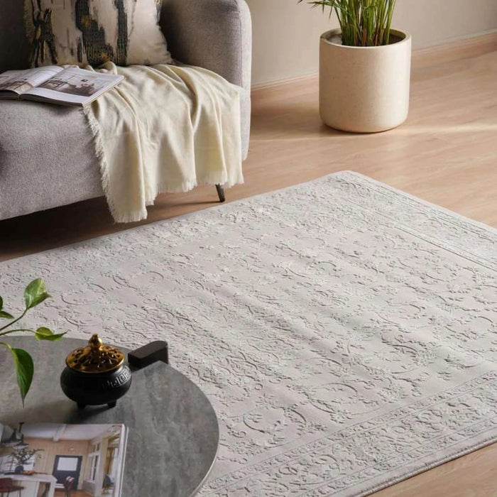 Ezrah Super Soft Rug 200X290Cm - Cream Pan Home