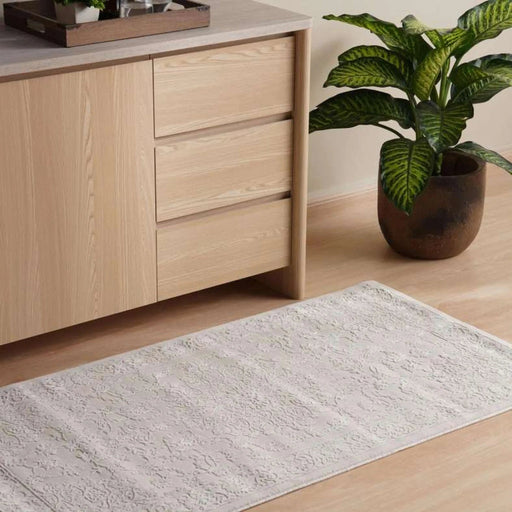 Ezrah Super Soft Rug 80X150Cm - Cream Pan Home