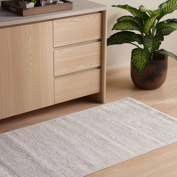 Ezrah Super Soft Rug 80X150Cm - Cream Pan Home