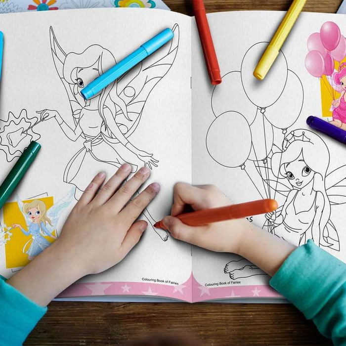 Fairies 16 Page Coloring Book -Multi