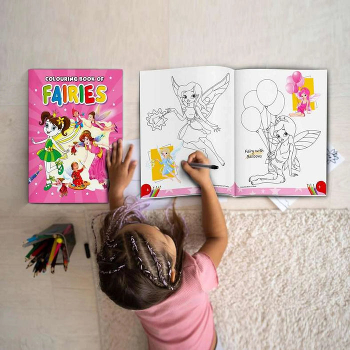 Fairies 16 Page Coloring Book -Multi