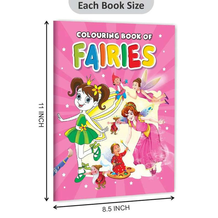 Fairies 16 Page Coloring Book -Multi