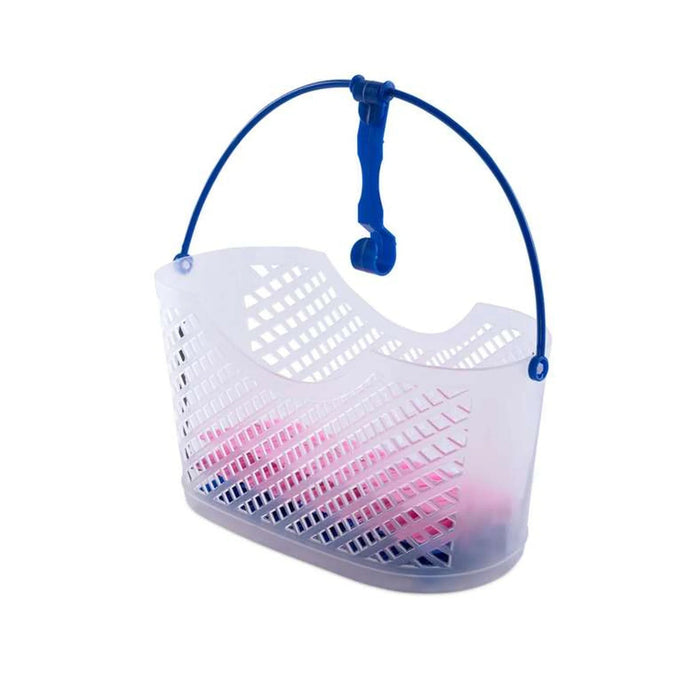 Fancy 90-Piece Clothes Peg Set With Basket - Multi Pan Home