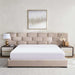 Farah King Bed 180X200 - Beige Pan Home