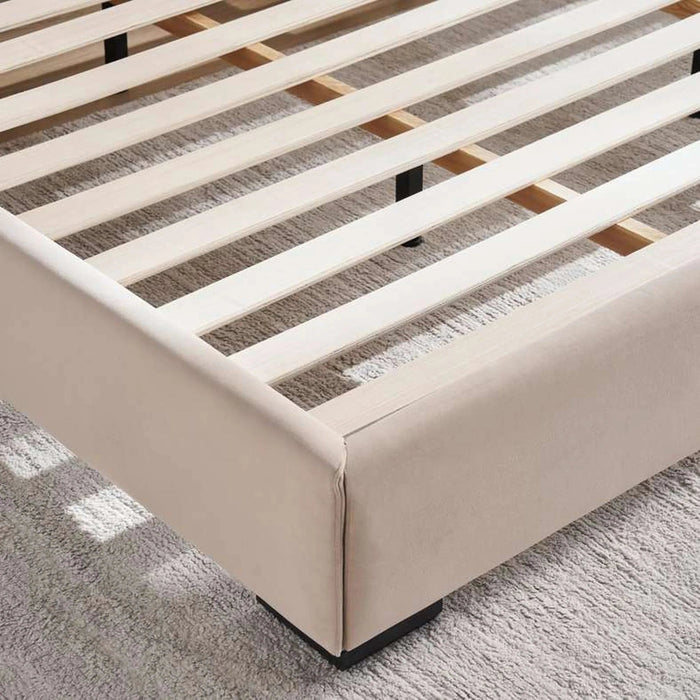 Farah King Bed 180X200 - Beige Pan Home