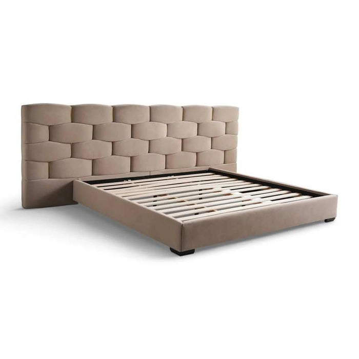 Farah King Bed 180X200 - Beige Pan Home