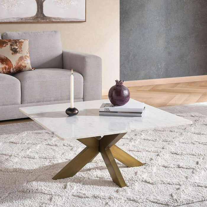 Faroe Coffee Table Marble Pan Home