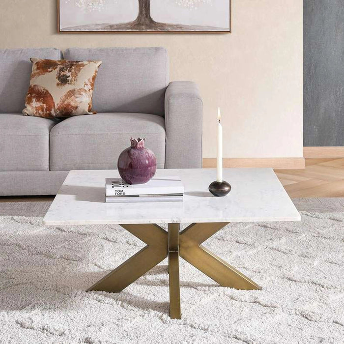 Faroe Coffee Table Marble Pan Home