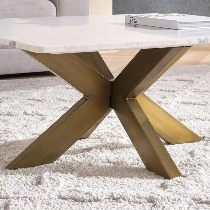 Faroe Coffee Table Marble Pan Home