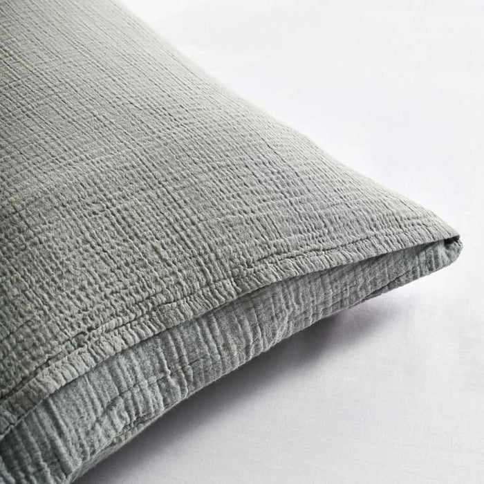 Feather Soft Muslin 2-Piece Pillow Case Set  50X75Cm - Celdon Green