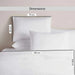 Feather Soft Muslin 3-Piece Reversible Full Duvet Cover Set 160X200Cm - White Pan Home