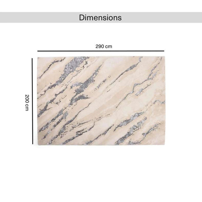 Ferguson Abstract Rug 200X290Cm - Grey Pan Home