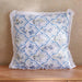 Fern Printed Water Repellant Outdoor Filled Cushion 45X45Cm - Blue Pan Home