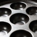 Ferric Cast Iron 12 Compartment Takoyaki/Paniyaram Pan Dia30X19X2.5Cm -Black Pan Home