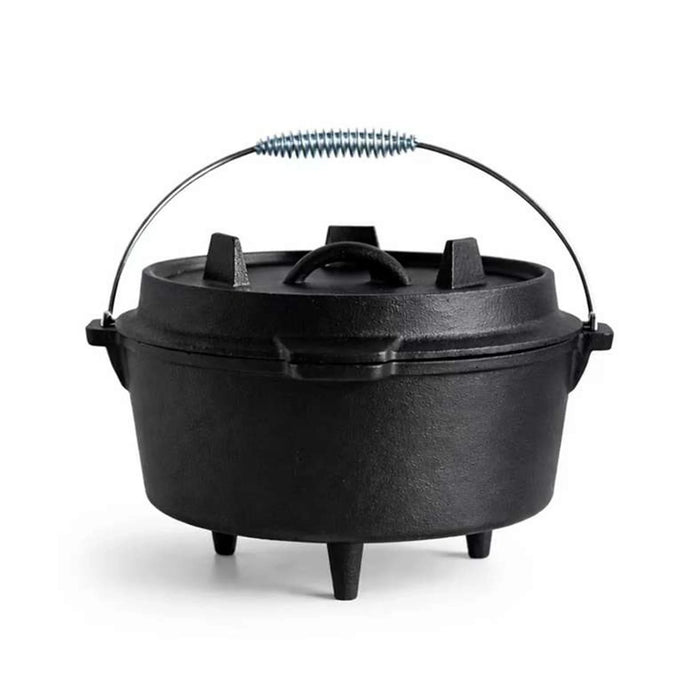 Ferric Cast Iron Barbeque Pot 4.3L -Black