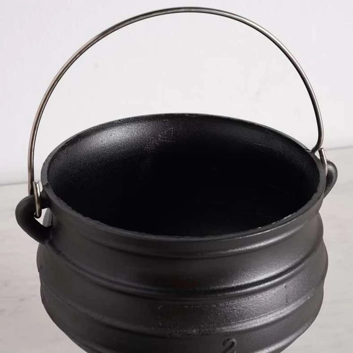 Ferric Cast Iron Cauldron Pot 6L -Black