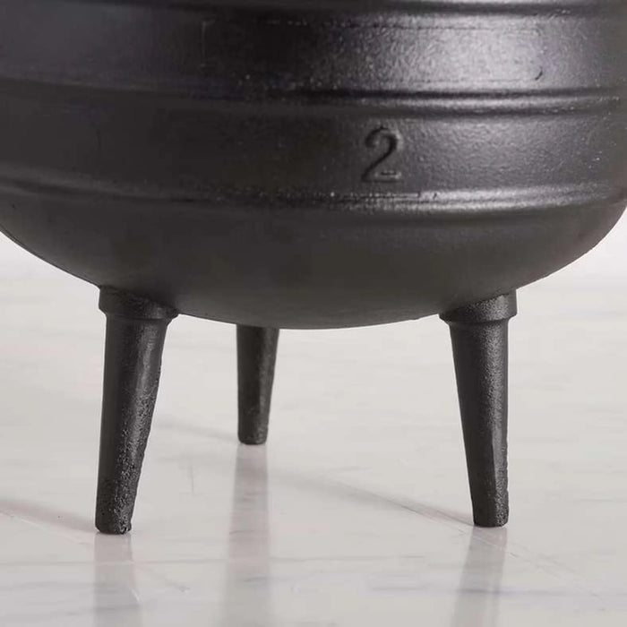 Ferric Cast Iron Cauldron Pot 6L -Black