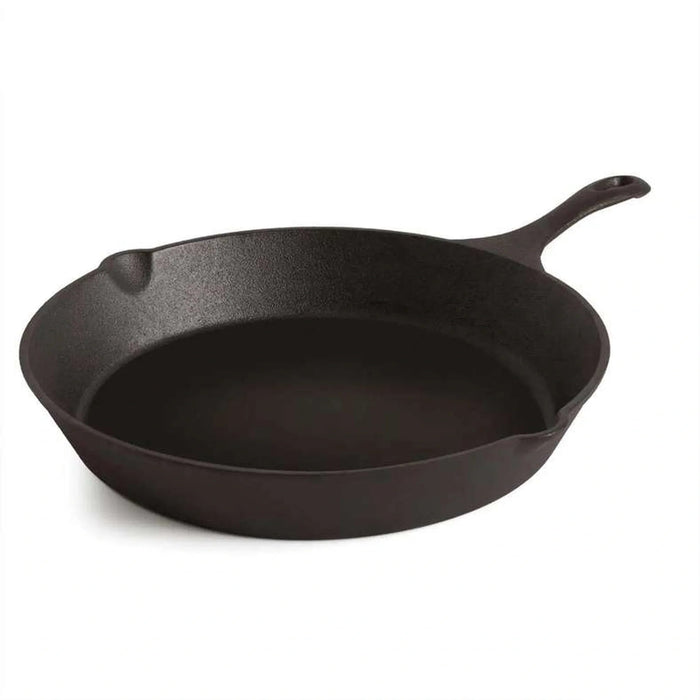 Ferric Cast Iron Fry Pan Black Dia30Cm Pan Home