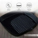 Ferric Cast Iron Grill Pan Black 24Cm Pan Home