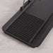 Ferric Cast Iron Grill Pan With Foldable Handle 38X28Cm -Black Pan Home