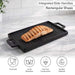 Ferric Cast Iron Rectangular Grill Plate 26X16Cm -Black Pan Home