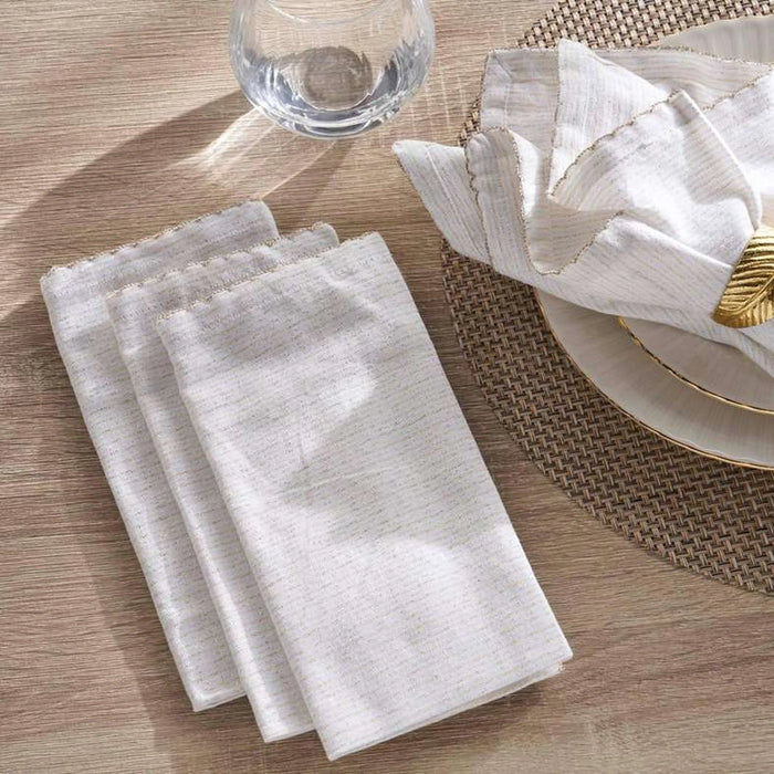 Festivity 4Piece Napkin Set 45X45Cm - Gold