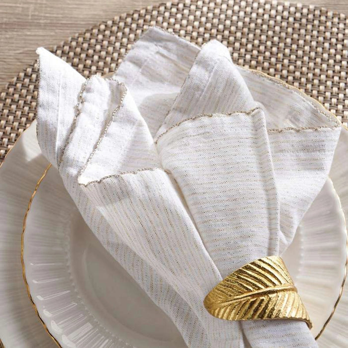 Festivity 4Piece Napkin Set 45X45Cm - Gold