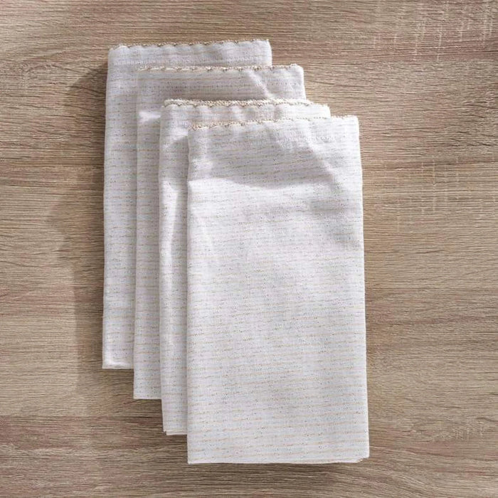 Festivity 4Piece Napkin Set 45X45Cm - Gold