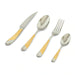 Fiesta 24-Piece Cutlery Set -Gold Chrome Pan Home