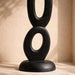 Fio Teakwood Abstract Decor Accent 10X10X37Cm - Black Pan Home