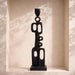Fio Teakwood Abstract Decor Accent 10X10X41Cm - Black Pan Home