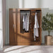 Flash 6 Door Wardrobe - Light Brown Pan Home