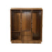 Flash 6 Door Wardrobe - Light Brown Pan Home