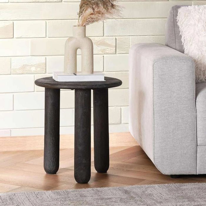Fleur End Table Wood - Walnut