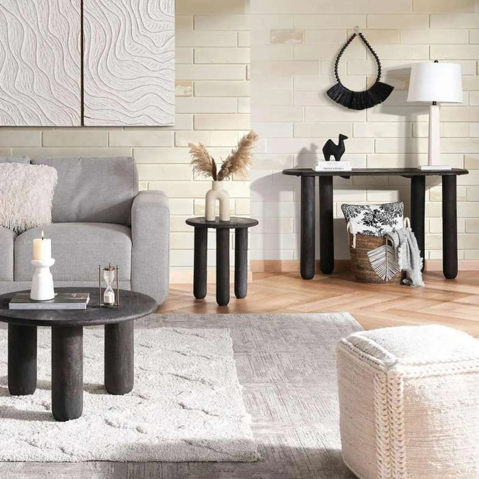 Fleur End Table Wood - Walnut