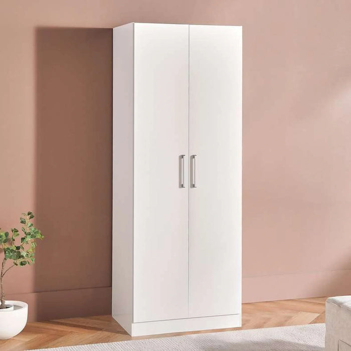 Flexo 2 Door Wardrobe - White