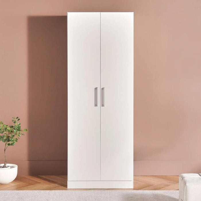 Flexo 2 Door Wardrobe - White