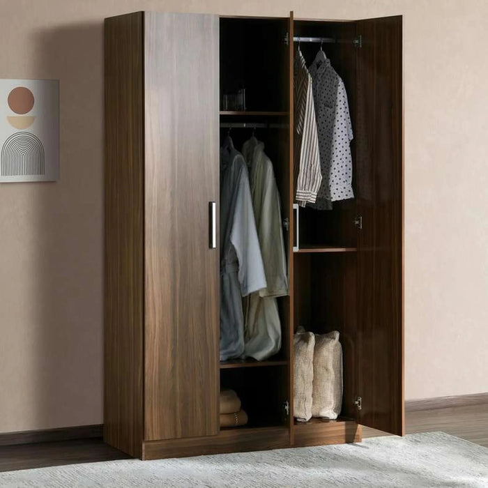 Flexo 3 Door Wardrobe  - Almond