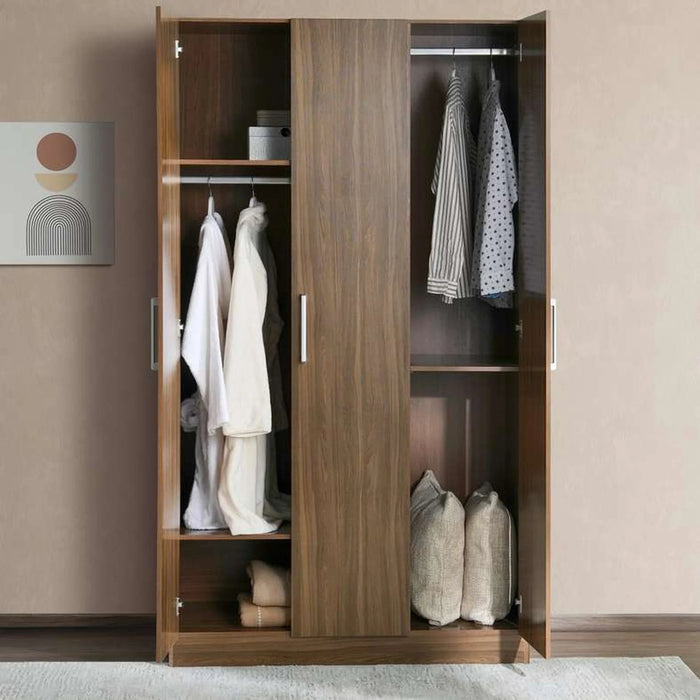 Flexo 3 Door Wardrobe  - Almond