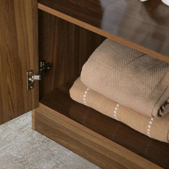 Flexo 3 Door Wardrobe  - Almond