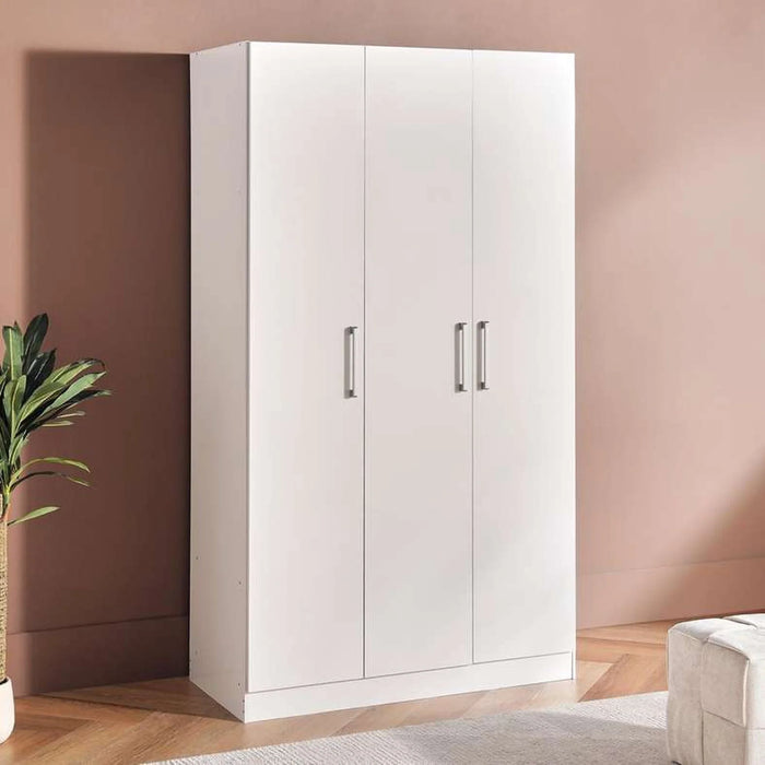 Flexo 3 Door Wardrobe - White