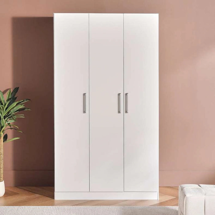 Flexo 3 Door Wardrobe - White