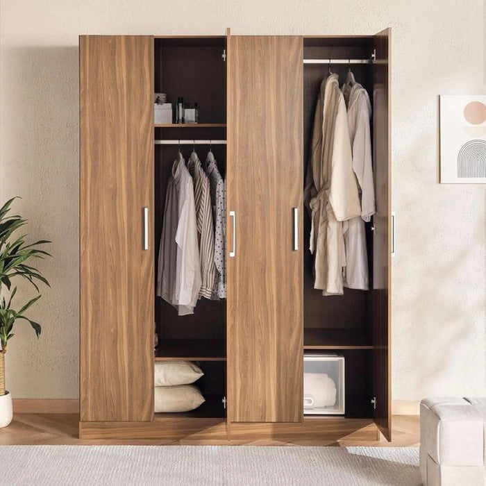Flexo 4 Door Wardrobe - Almond